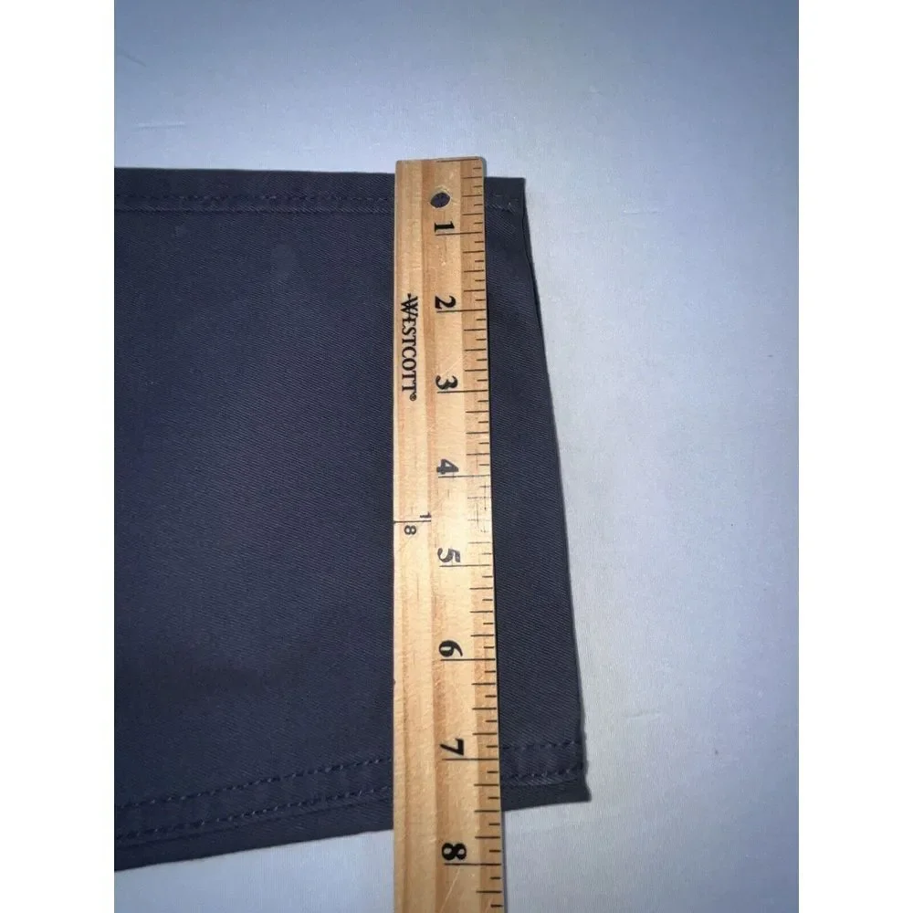Fat Face Pants Mens 34x25 Flat Front Straight Leg Navy‎ Blue Chino
